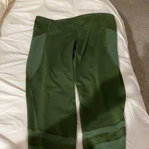 Army Green fitted tights